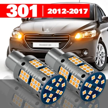 Pro Peugeot 301 2012-2017 Příslušenství 2ks LED Světlo směrovka 2013 2014 2015 2016