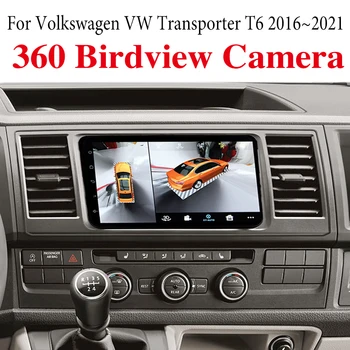 Pro Volkswagen VW Transporter T6 2016~2021 Auto Multimediální GPS Audio Navigace NAVI Přehrávač CarPlay 360 BirdView