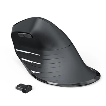 SeenDa Bluetooth Ergonomická Myš BT1+BT2+2.4 G Bezdrátová Vertikální Myš 1000 / 1600 / 2400 DPI Myši pro Notebook, Mac OS