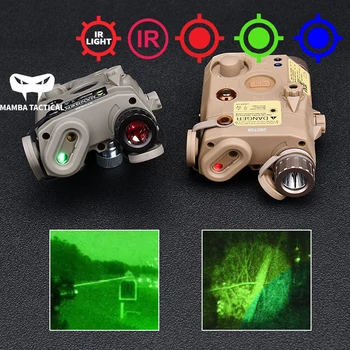 Taktické LA5C PEQ-15 UHP IR Laser Infračervené Svítilna Červené, Zelené s Cílem Ray Speciál Pro Noční Vidění DBAL Fit 20mm Picatinny Rail