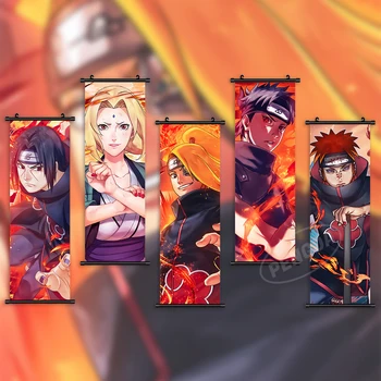 Tištěné Obrázky Anime Plátno Naruto Domova Sasuke Uchiha Plakát Tsunade Svitek Visí Obraz Noční Pozadí Wall Art