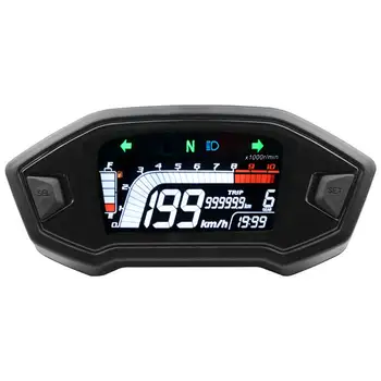 Univerzální Motocyklový Digitální Tachometr Digitální Otáčkoměr přístrojová deska Přístrojový Panel Metr LCD Displej
