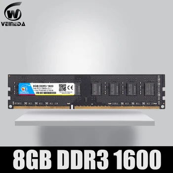 VEINEDA PC Ram 4GB DDR3 8GB 1333 1600MHz 10600 PC3-12800 Desktop Paměť 240pin 1,5 V Nové dimm