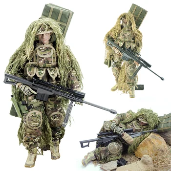 Viikondo Měřítku 1/6 Akční figurky 12 Inch Armáda Hračka Klasické Sniper Model Pružné Plastové Voják Vojenské Sbírky Dárek pro Muže