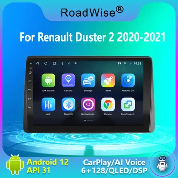 Vyzná 2 din Android Auto Rádio Multimediální Pro Renault Duster HM 2 2020 2021 Carplay 4G, Wifi, GPS, DVD, BT, Navi Autoradio Stereo