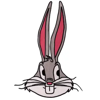 X-large rabbit patch šít na šicí nálepka odznak Velmi roztomilý kreslený králík hromadné levné vlastní výšivky patch pro bunda ŠITÍ