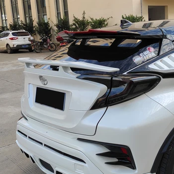 Zadní Střešní Víko Zavazadlového prostoru Spoiler Křídla Pro Toyota CHR 2018 2019 2020 2021 FRP Materiálu z Uhlíkových Vláken, Lesklé Černé Bílé Styling Díly