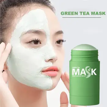 Zelený Čaj Purifying Clay Držet Maska Zelený Čaj Čistící Maska Oil Control Anti-Akné Bělící Péči O Obličej Masku
