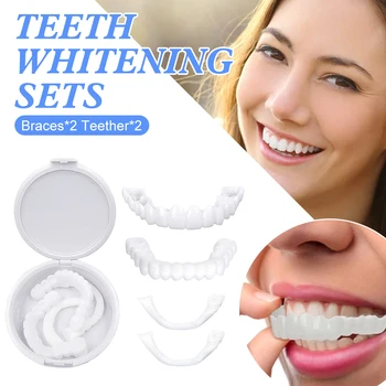 Zuby Fazety Bělení zubní Protézy Dočasné Falešné Zuby Kryt Imitace Šle Pro Perfektní Úsměv Pro Muže, Ženy doprava zdarma