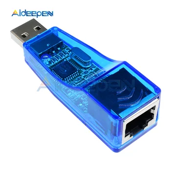 1ks USB 2.0 LAN RJ-45 Ethernet Síťové Karty Adaptéru, rychlost 10/100Mbps Ethernet Převodník Na Win7 Win8 Tablet PC, Notebook