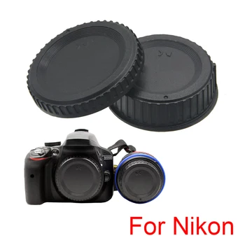 2 v 1 Vysoce Kvalitní Zadní krytka Objektivu+Tělo Fotoaparátu krytka pro Nikon F Mount D500 D750 D3100 D3300 D3400 D5500 D5300 D7100 D7200