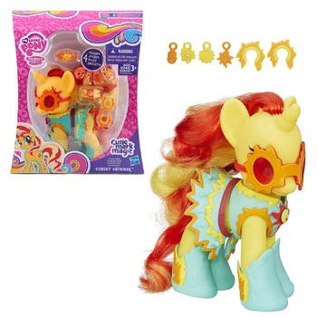 Hasbro My Little Pony Rainbow Series Dekorace Model Postavy, Pinkie Pie, Rainbow Dash A Princess Cadence Sunset Shimmer Dárky Hračky