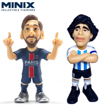 Minix Sběratelské Figurky Mezinárodní Obří Fotbalový Klub Hvězda Série Messi Maradona Mbappe Kolekce Model, Akční Figurky