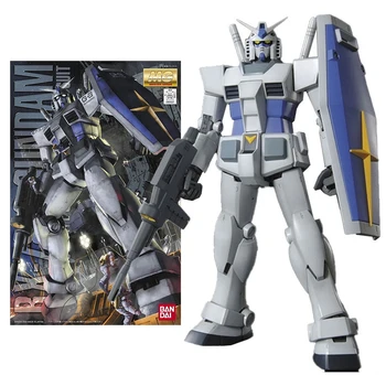 Originální Bandai Gundam Modelu Sada Anime Postava MG 1/100 RX-78-3 G3 Ver2.0 Kolekce Gunpla Anime Akce Obrázek Hračky pro Děti