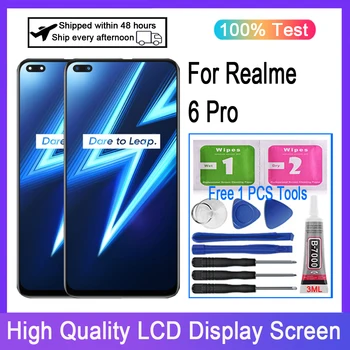 Původní Pro Realme 6 Pro RMX2061 RMX2063 LCD Displej Dotykový Displej Digitizer Náhradní