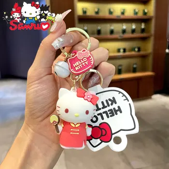 Sanrio Hello Kitty Kreativní KT Kočka Panenka Klíčenka Přívěsek Módní Kouzlo Kreslené Školní Taška Přívěsek přívěšek na Klíče Aktovka Klíčové Spony